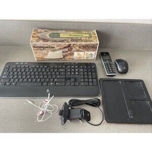 Lot of Electronics Uncleaned Untested Parts ONLY Logitech Philips AT&T OSAOW